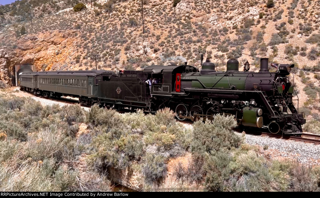 Steam on the Nevada Northern